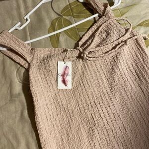 Jessica Simpson Textured Beige Camisole